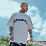 Foesce Oversized Tshirts Hip Hop Harajuku Streetwear Summer Letter Print Short Sleeve Cotton T-Shirts Fashion Casual Tees Tops