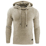 Foesce New Hoodies Men Brand Male Plaid Hooded Sweatshirt Mens Hoodie Tracksuit Sweat Coat Casual Sportswear M-4XL