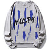 Foesce Plus Size Cotton Sweatshirts Men New Hip Hop Streetwear Letter Print Casual Oversized Hoodie Male Pullover Tops 8XL