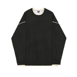 Men's wear round collar sweater Korean loose trendy kintted tops for male autumn and winter thickened new clothes