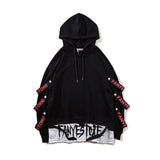 Hoodies Male Hip Hop Punk Streetwear Pullover Fashion Casual Sweatshirts Black Color Sweatshirt Hot Spring Autumn Boy Girl Top
