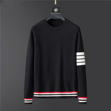 Foesce new Winter Thickness Pullover Men O-neck Solid Long Sleeve Warm Slim Sweaters Men's Sweater Pull Male Clothing Cotton Wool