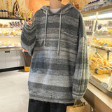 Trend Hooded Sweater Men's Korean Loose Hoodie Sweater Korean Version of Autumn/Winter Couples Sweater Coat Mens Knitted Sweater