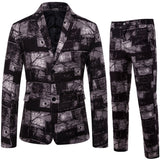 Foesce New Men's Fashion Suit Two-piece Casual Suit  Fashion Men Blazer Mens Suits with Pants