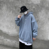 Foesce Mens Hoodies Autumn Winter Floral Print Fleece Hooded Sweatshirts Men Harajuku Thicken Warm Coats Plus Size Pullovers