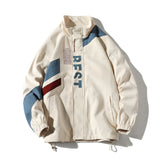 Foesce Bomber Jacket Men Letter Printed Outerwear Streetwear Fashion Plus Size Loose Windbreaker Coat Male Clothing 5XL