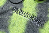 Autumn Fashion Hip Hop Hoodies Men Tie Dye Letter Printing Casual Sweatshirt Pullover Men Large Size Hooded Sweatshirt