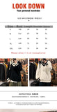 Foesce Oversized Sweater Men New V-neck Harajuku Patchwork Color Knitted Sweater Pullover Hip Hop Streetwear Loose Knitwear Tops