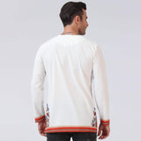 Foesce Odeneho Shirts Men's White Polished Cotton Tops With Dashiki. African Clothing Male Plus Size  Long T shirts