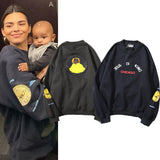 Kendall Jenner Pullovers Hoodies Jesus Is King Letters Printed Pullover Sweatshirt for Men Plus Velvet Kanye West Sweatshirts