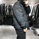 Mens Coat Fashion Hooded Keep Warm Jackets Autumn and Winter Plus Size Coat Portable Slim Male Outerwear Parkas