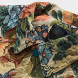 Foesce Autumn Oversize Bomber Jacket Men Flower Jacquard Baggy Coat Fashion Korean Streetwear Outerwear Clothing Tops Male Plus Size