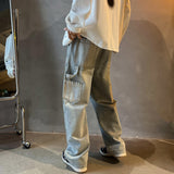 Loose Straight Men Jeans asthetic New Man Jeans Pants for boy Casual Baggy hip hop Men's Women's jeans Neutral Denim Trousers