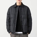 Mens Coat Fashion Hooded Keep Warm Jackets Autumn and Winter Plus Size Coat Portable Slim Male Outerwear Parkas
