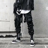 Foesce Fashion Chic Men Cargo Pants Streetwear Joggers High Street Techwear Man's Casual Trousers Japanese Hip Hop Punk Harem Pants