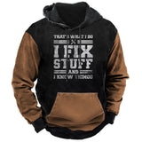 Vintage Men's Hoodies Winter Clothing Loose Casual American Western Cowboy Costume Streetwear Oversized Hoodie Man's Sweatshirt