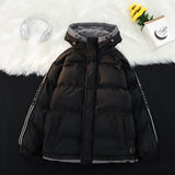 Winter Hooded Jacket Fashion Casual Outdoor Men Thick Warm Classic Senior Down Jacket Men Cotton Coat New Plus Size 8XL