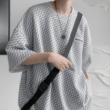 Fashionable Pullovers Round Neck  Streetwear Casual Korean Spring Summer Thin Loose Short Sleeve T-Shirts Men's Clothing 2023