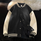 American Baseball Jersey Men's Spring Autumn Jacket Fashion Brand Loose Casual Couple Coat Men Veste  Harajuku Sweatshirt Letter