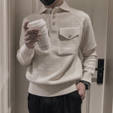 Brand Clothing Men Winter High Quality Slim Fit Thermal Knitted Sweater/Male Fashion Leisure Set Head Sweaters S-3XL Beige