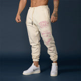 Autumn Mens Sweatpants Sports Leisure Fitness Training Leggings Trousers Men Trends Fashion Pattern Print Slim Pants Streetwear