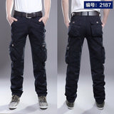 Foesce Multi-Pocket Men's Casual Pants Military Tactical Joggers Cargo Pants Outdoor Hiking Trekking Sweatshirt Men's Hip Hop Bottom