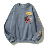 Kanye Sunday Service Printed Pullovers Justin Bieber Vintage Washed Sweatshirts Mens Streetwear Hoodie Letters Print Hip Hop