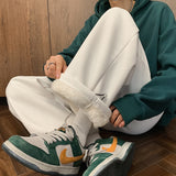 Foesce Plus Size 8XL-M Winter Warm Fleece Pants Men  Lambswool Thick Casual Thermal Sweatpants Male Fashion Loose Joggers Trousers