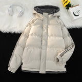Winter Hooded Jacket Fashion Casual Outdoor Men Thick Warm Classic Senior Down Jacket Men Cotton Coat New Plus Size 8XL