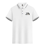 Men Polo Shirt Casual Business Polos Shirts Summer New Men's Short Sleeve Letter Printed Classic Homme Tees Fashion Slim Lapel