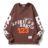 Kanye Sunday Service Printed Pullovers Justin Bieber Vintage Washed Sweatshirts Mens Streetwear Hoodie Letters Print Hip Hop