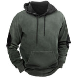 Vintage Men's Hoodies Winter Clothing Loose Casual American Western Cowboy Costume Streetwear Oversized Hoodie Man's Sweatshirt
