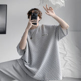 Fashionable Pullovers Round Neck  Streetwear Casual Korean Spring Summer Thin Loose Short Sleeve T-Shirts Men's Clothing 2023