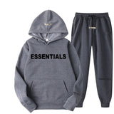 Foesce Autumn/Winter New Unisex Hoodie Set, Casual Fashion Sportswear Set