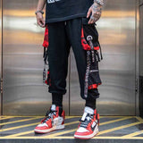 Foesce Fashion Chic Men Cargo Pants Streetwear Joggers High Street Techwear Man's Casual Trousers Japanese Hip Hop Punk Harem Pants