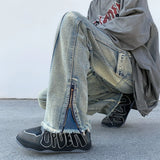 Foesce Spring New High Street Men Jeans Harajuku Fashion Design Oversized Denim Pants For Male  Hip Hop Casual 5XL Trousers