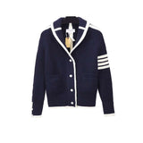 Foesce Thom fashion brand sweater garment unlined upper stripe cotton buds thin clothes men and women separat