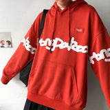 Foesce NoEstaMal High Street Letter Graphic Men's Hooded Sweatshirts Fashion Casual Oversize Hoodies Oversized Men's Pullovers Unisex