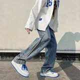High Quality Spring Men Fashionable Loose Denim Jeans Casual Straight Leg Cool sexy Pants