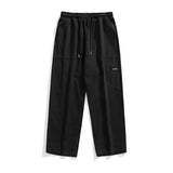 Men's Cotton Cargo Pants Women Spring Autumn Joggers Straight Leg Trousers Loose Japanese Streetwear Men Vintage Pant