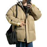 Winter Jacket Men Parkas Fake Two Pieces Thicken Warm Coat Mens Solid Color Parka Jackets  Coat Women Fashion New Streetwear