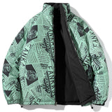 Winter Jacket Men Reversible Parkas Thicken Warm Coat Mens Streetwear Jackets Parka Women Fashion Outwear Coats Oversize