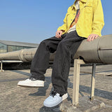 High Quality Spring Men Fashionable Loose Denim Jeans Casual Straight Leg Cool sexy Pants