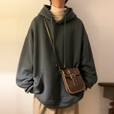 Autumn Cotton Hoodies Men Fashion 7-Color Casual Hooded Sweatshirt Men Streetwear Hip Hop Loose Pullover Hoodie Mens Hoody M-3XL