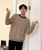 Matching Couple Clothes Outfits Male Female Lovers Holiday Valentine's Girls Date Cute Two Piece Knitted Sweater Dress