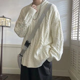 Autumn Winter Tops Men Vintage Knitted Sweaters Men O-neck Sweater Men Pullover Jumpers Fashion Clothing Knitwear Sweater