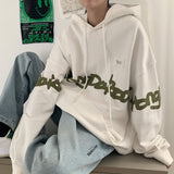 Foesce NoEstaMal High Street Letter Graphic Men's Hooded Sweatshirts Fashion Casual Oversize Hoodies Oversized Men's Pullovers Unisex