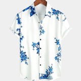 Flower Shirt Hawaiian Shirt Men Clothes Loose Breathable Men's Shirts Summer Male Shirt Street Casual Short Sleeve Tops 5xl