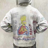 Cartoon Hand-Painted Graffiti Sweatshirts 3d Print Fashion Pullover Hoodie Heavyweight Trendy Hip Hop for Men Women HIP HOP