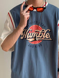 Fake Two-piece Short-sleeved T-shirt Men's Trend Brand Trend Loose Hip Hop Basketball Shirts Harajuku Kpop Streetwear